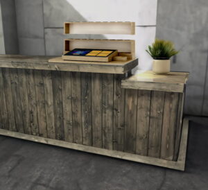 GC-AC3 // Counter-top Pick & Place display (w/ 3 shelves)