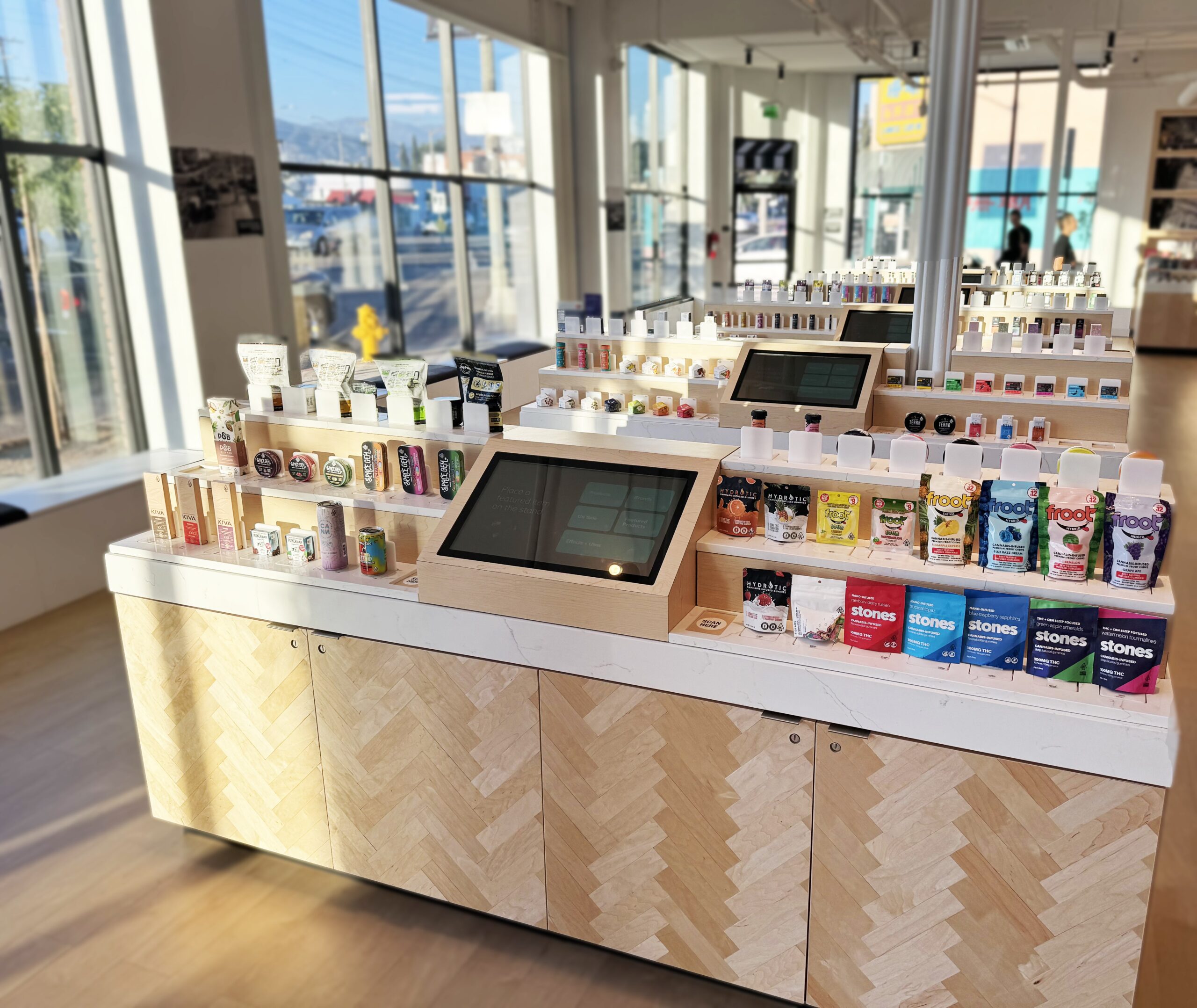 interactive cannabis stations can gather consumer behavior data