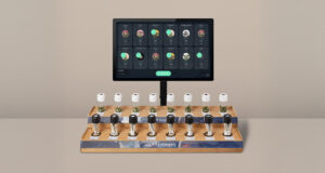interactive two-tier bud bar by remedy design and the peak beyond