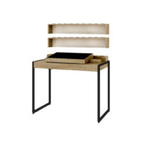 TPB -01 -  Pick & Place Table (w/ metal legs & three shelves)